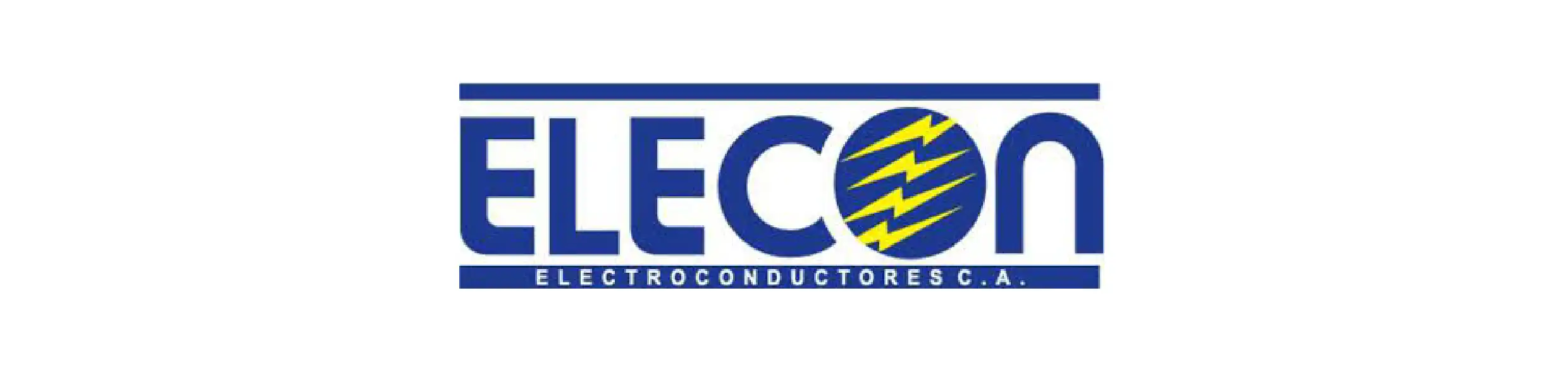 Logo de elecon, marca aliada de materiales eléctricos g&l